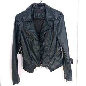 Snakeskin biker jacket